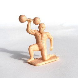Vintage 54mm Circus Playset Strongman Figure, Original 1960s