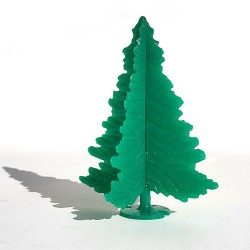 Vintage Plasticville Spruce Tree, Original 1950s