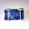 Vintage Playset Jeep With 50 Caliber Machine Gun Attached, Blue Soft Plastic